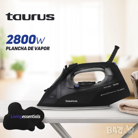 Парна ютия Taurus 2800W, PLANCHA DE VAPOR, снимка 4 - Ютии - 51925645