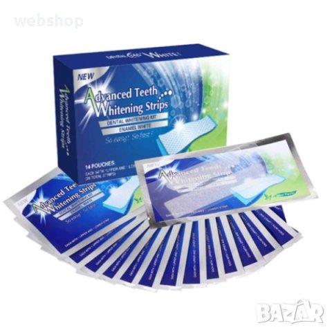 Лентички за избелване на зъби Advanced Teeth Whitening Strips, снимка 3 - Други - 41205501