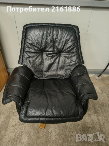 3862 Кресло от естествена кожа 