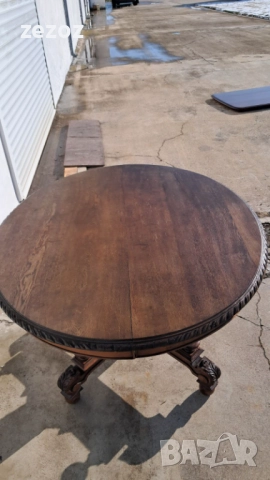 Маса антикварна масив №120, снимка 5 - Маси - 51854181