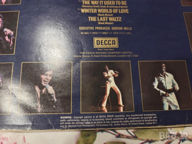 ENGELBERT HUMPERDINCK-His Greatest Hits, английско издание, снимка 2 - Грамофонни плочи - 52306696