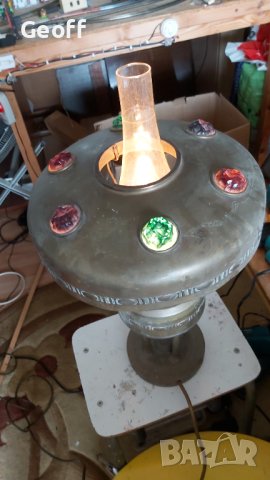 Gorgeous Art Deco (?) electrified Table Lamp.