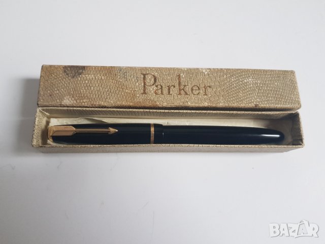 Писалка Паркер Parker със златен писец 18 карата, снимка 11 - Колекции - 34414972