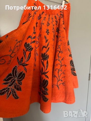 Дълга разкроена пола , размер L, снимка 2 - Поли - 41604522