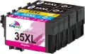 KINGWAY 35XL Мастилени касети, преработени за Epson 35 35XL, снимка 1