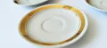 РАЗПРОДАЖБА Български порцелан чинии от 1966г. с позлата НАМАЛЕНИЕ , снимка 6