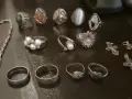 Винтидж, сребърни бижута, различни, снимка 11