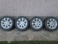 14 цола 4х100 4 броя алуминиеви джанти с гуми 185/60/14, снимка 2