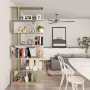 vidaXL Разделител за стая, дъб сонома, 80x24x192 см, инженерно дърво, снимка 4
