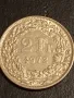 Две монети 1 франк 2012г. - 2 франка 1972г. Швейцария за КОЛЕКЦИОНЕРИ 30313, снимка 2