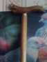 Луксозен дървен бастун с дърворезба ,с права дръжка ,НОВ , снимка 2