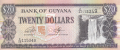 20 долара 1996, Гвиана, снимка 1 - Нумизматика и бонистика - 36277356