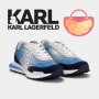 KARL LAGERFELD № 45 🍊 Мъжки спортно елегантни обувки с лого нови с кутия, снимка 1 - Спортно елегантни обувки - 42447434