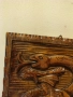 Страхотно Старо Пано Дърворезба-Ацтеките И Маите, снимка 3