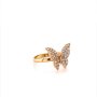Златен дамски пръстен 1,50гр. размер:46 14кр. проба:585 модел:17799-6, снимка 3