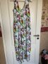 Нов разкошен елегантен гащеризон тропически десен тропик принт екзотични цветя ежедневно елегантен , снимка 3