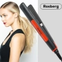 Преса за коса Rosberg, въпнообразна плоча, черно/ червено, 2 ГОДИНИ ГАРАНЦИЯ, снимка 7
