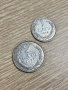 Лот Латвия 1 + 2 лати 1924-1925 г, сребърни монети , снимка 1 - Нумизматика и бонистика - 41652391