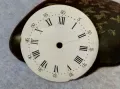ПОРЦЕЛАНОВ РИМСКИ ЦИФЕРБЛАТ от СТАР КОЛЕКЦИОНЕРСКИ ДЖОБЕН ЧАСОВНИК За ЧАСТИ РЕСТАВРАЦИЯ 49680, снимка 1