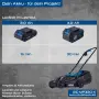 Акумулаторна косачка Scheppach BC-MP320-X 20V 32см Косене Събиране на трева Мулчиране, снимка 5
