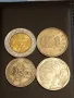 Четири монети ИТАЛИЯ, АНГЛИЯ, ФРАНЦИЯ,ДАНИЯ за КОЛЕКЦИЯ 34912, снимка 1