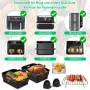 Аксесоари за еър фрайър Airfryer фритюрник горещ въздух силиконова тава шишчета подложки Ninja , снимка 2