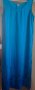 Дълга лятна рокля в синьо L, XL