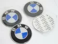 56мм БМВ алуминиеви стикери синьо бели, снимка 7