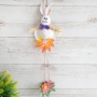 2740 Великденска украса Малко зайче с шапка и висулка, снимка 5
