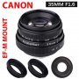 Oбектив за Canon - 35mm за Canon EF-M Mount f1.6 MF Prime Lens II, снимка 3