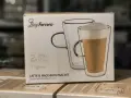 НОВИ! Комплект термочаши за кафе Latte & Macchiato Luigi Ferrero - с двойни стени чаши за капучино, снимка 1