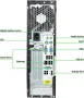 Компютър HP rp rp5800 Desktop PC i5-3570 ,RAM 8GB ,256SSD 24м Гаранция, снимка 4