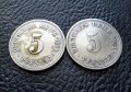 Стара монета 5 пфенига 1901 г. буква А , 2 броя - Германия- хит цена !, снимка 10