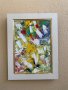 Авторска картина маслени бои с рамка, снимка 2