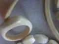 Пълен дамски комплект от слонова кост, снимка 5