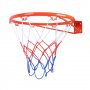 Баскетболен кош ринг с вътрешен диаметър 45 см и мрежа. Комплектът включва болтове за монтаж. , снимка 1