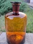 Ретро аптечен буркан 2 литра кафяво стъкло , снимка 2