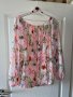 Нов ефирен топ блуза с дълъг ръкав цветя флорален принт ХЛ /2ХЛ , снимка 2