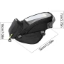 Мото чанта за резервоар Automat, Водоустойчива, Прозрачен прозорец, Черна, снимка 4