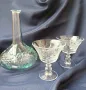 Стъклен комплект за двама - релефно стъкло с горски плодове , снимка 8