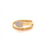 Златен дамски пръстен 2,48гр. размер:55 14кр. проба:585 модел:16928-5, снимка 1