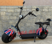 Електрически скутер ’Harley’ 1500W 60V+LED Дисплей+Преден LED фар+Bluetooth+Аларма+Мигачи и габарити, снимка 4