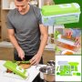 Кухненско ренде, комплект мултифункционално ренде за рязане, остри ножове, много приставки и белачка, снимка 5