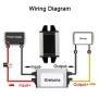 Greluma 1 бр. DC 24v към 12v понижаващ конвертор, редуктор-регулатор, захранващ адаптер 5A 60W, снимка 4