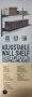 Модулна система от рафтове Регулируем висящ рафт 80см х 25см 20кг. на рафт, снимка 15