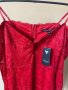Червена дантелена рокля Guess нова с етикет , снимка 2