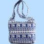 Дамска бохо чанта/торба с красиви индийски мотиви със слончета, снимка 4