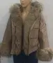 Дамска къса парка бежова, снимка 4