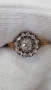 Викториански златен пръстен с диаманти , снимка 4