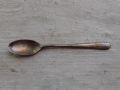 Стара колекционерска сребърна лъжичка, снимка 1